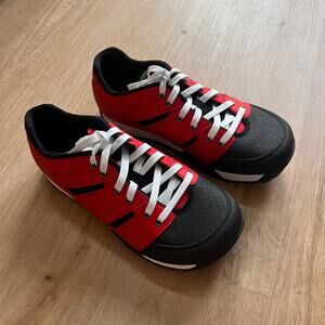 NWOB - Lake  Red and Black Cycling Shoes Sz 44.5 MX169